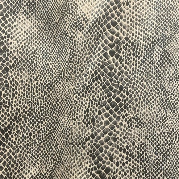 Skies Are Blue Snakeskin Drape Front Jacket – Size Large - Picture 3 of 11